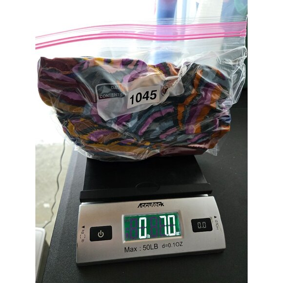 Haute Hippie Multicolor Abstract Print Long Sleeve Blouse Size Medium Retro Art - Picture 12 of 12